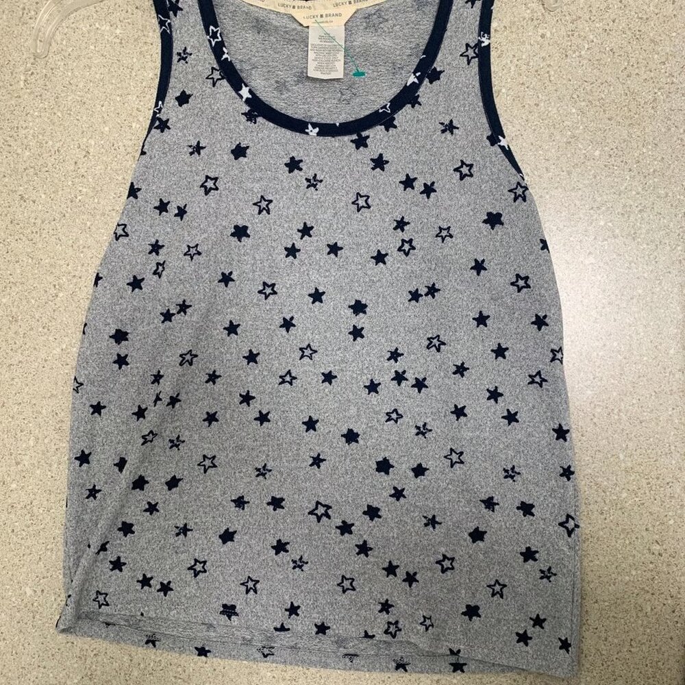 Lucky Brand Star Print Tank Top (S)